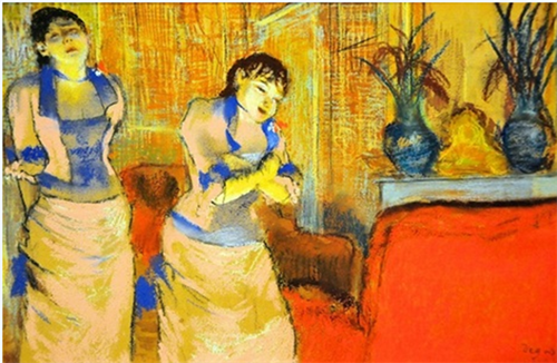 Two Women Edgar Degas 
